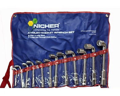 Ключи угловые торцевые 271812C (набор 12шт) NICHER®